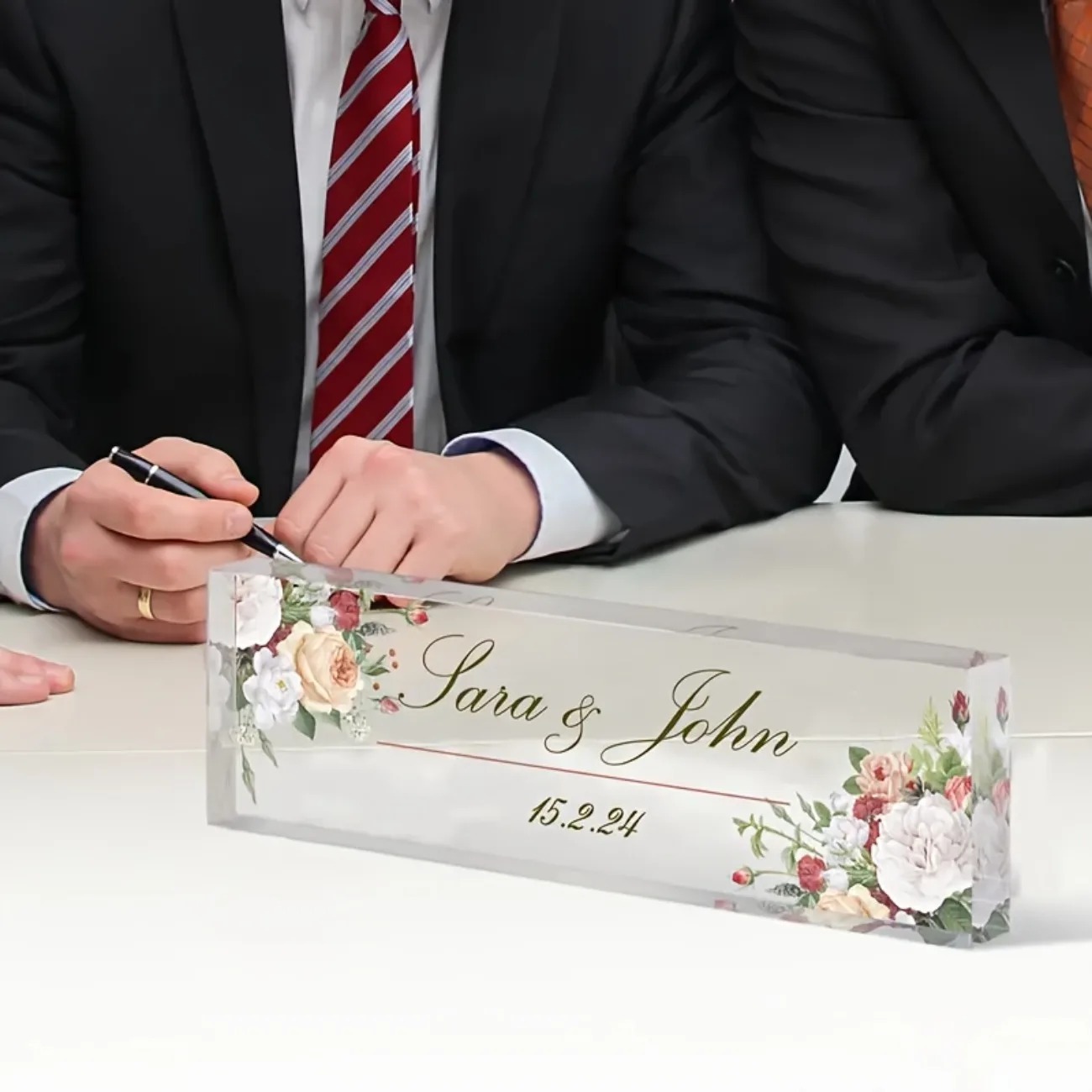 Custom 2D Flat Acrylic Desk Na - Desk Name Plate บทวิจารณ์และราคา