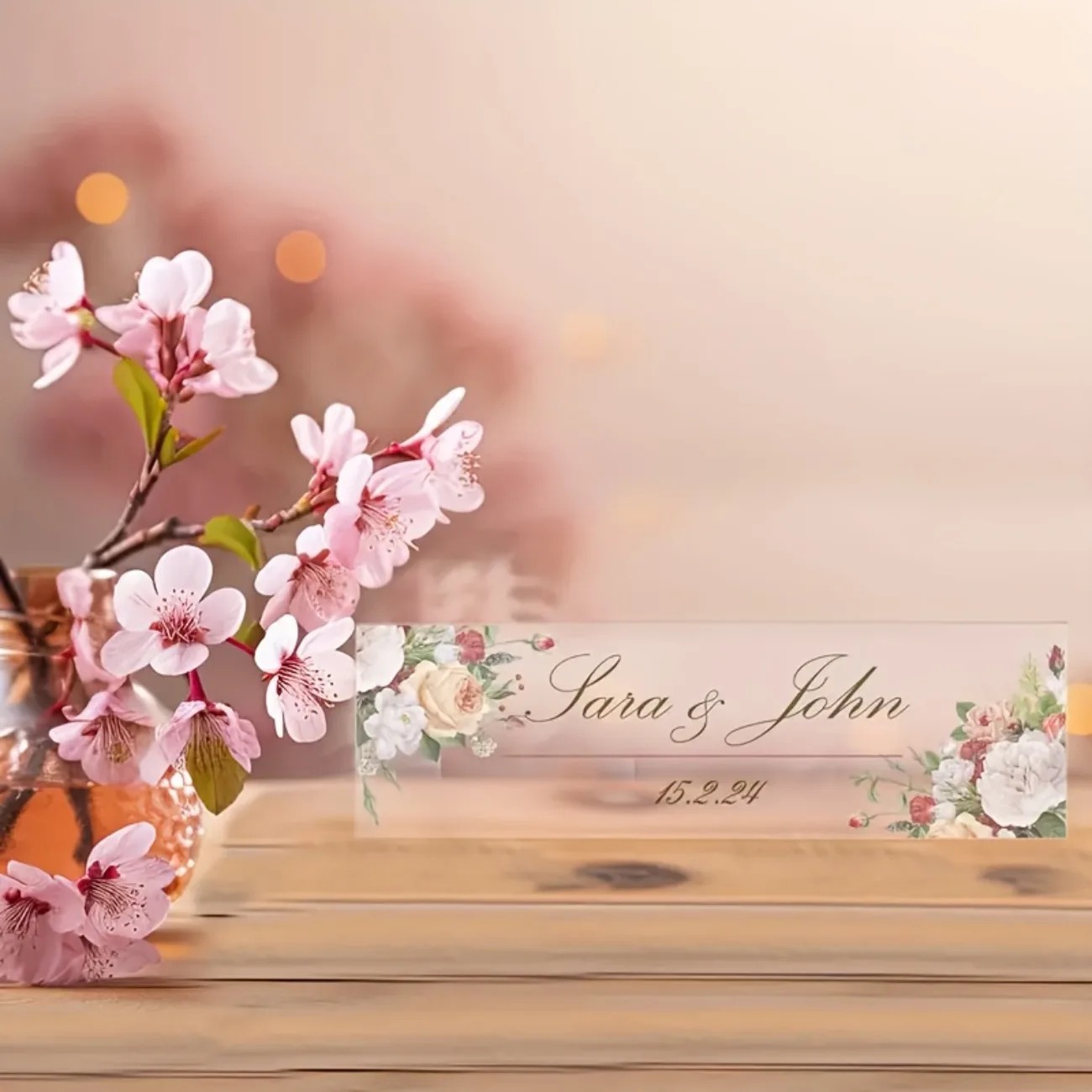 Custom 2D Flat Acrylic Desk Na - Desk Name Plate บทวิจารณ์และราคา