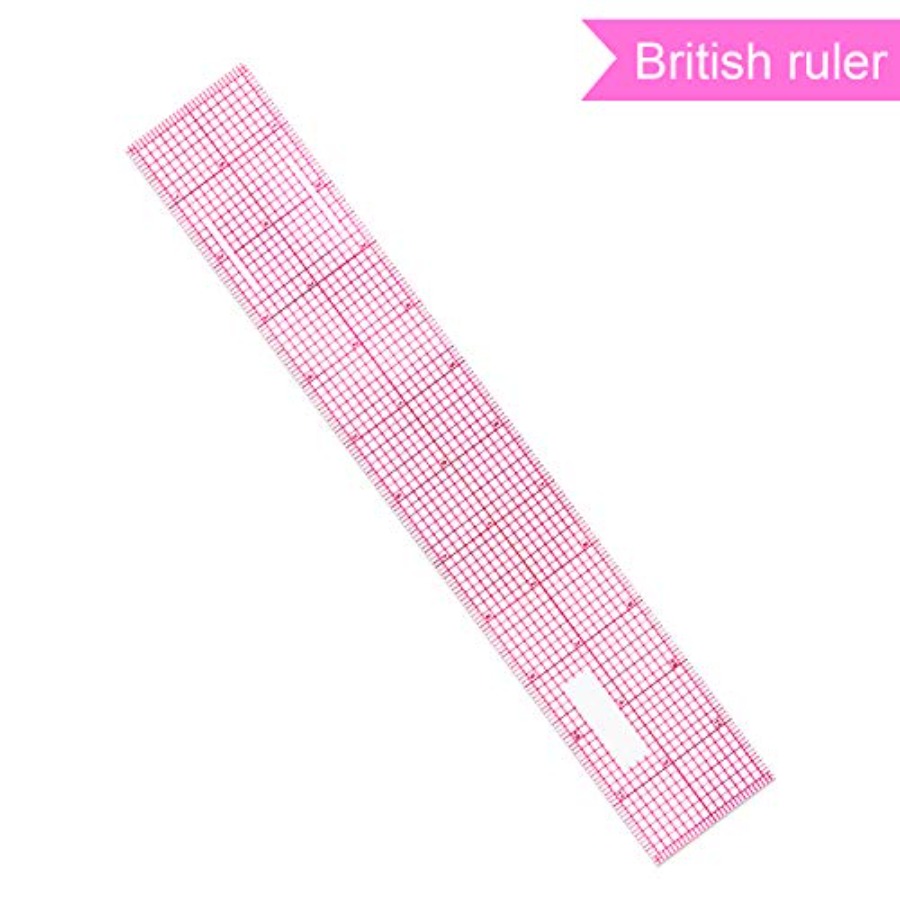 6 Pieces Clear Rulers Sewing T - Ruler Set Transparent บทวิจารณ์และราคา