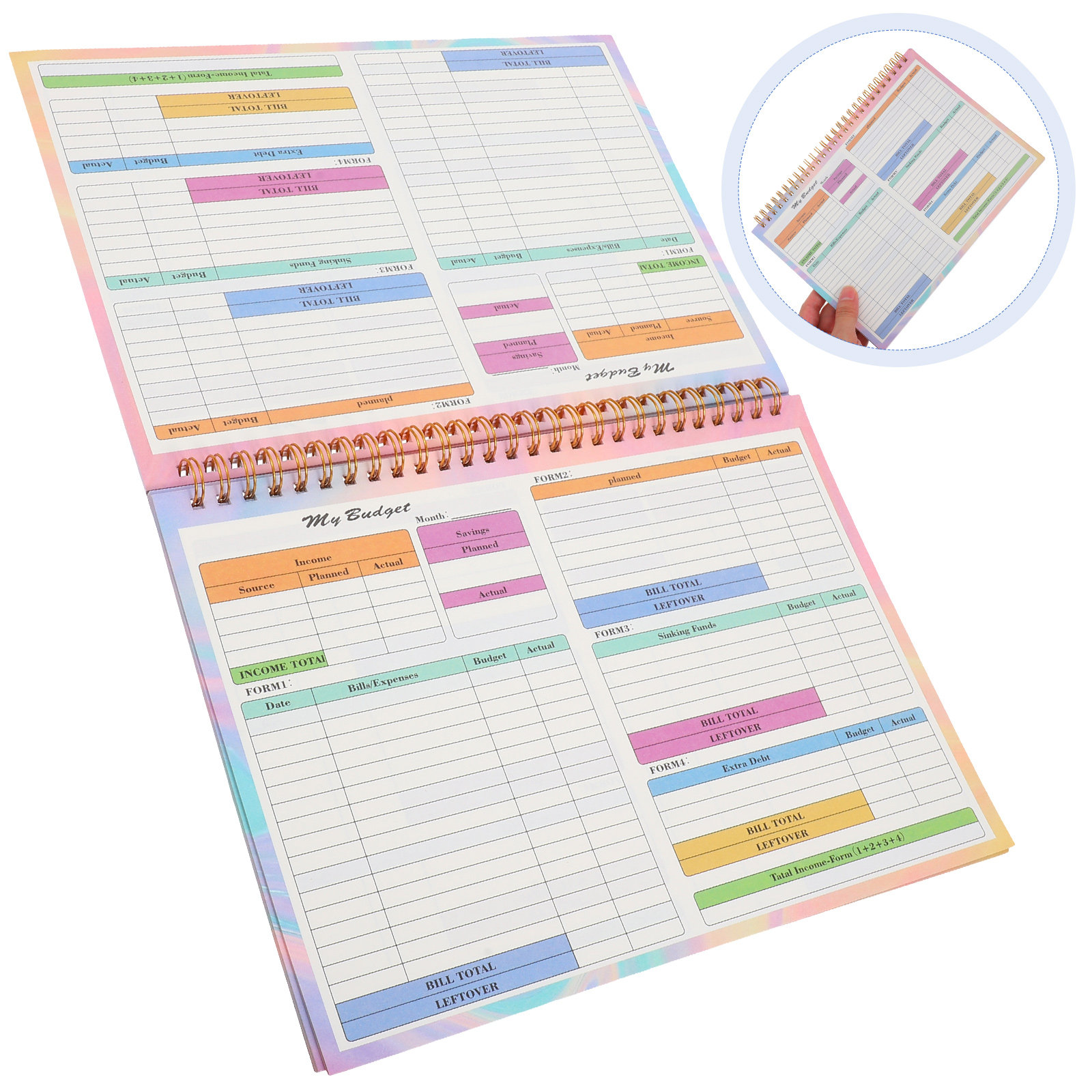 B5 Financial Ledger Book Daily - Planner Weekly Budget บทวิจารณ์และราคา
