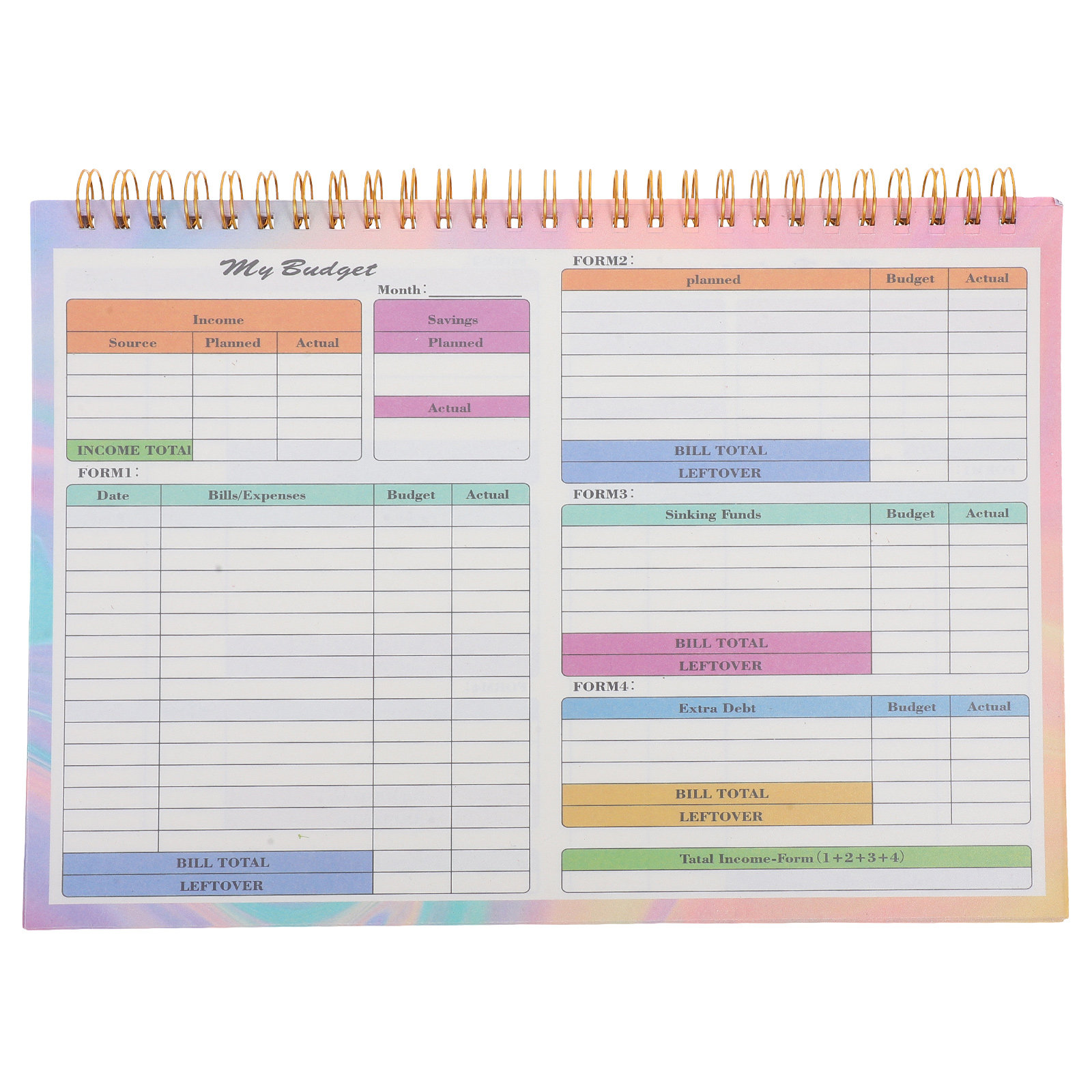 B5 Financial Ledger Book Daily - Planner Weekly Budget บทวิจารณ์และราคา