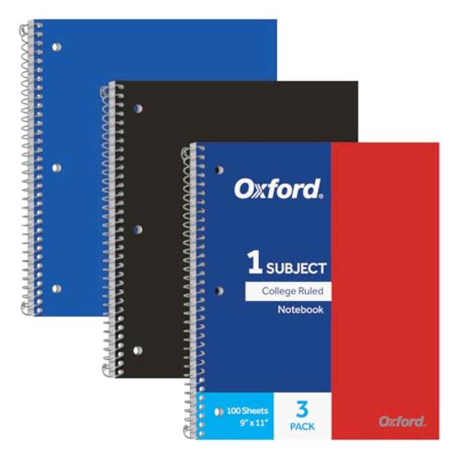 Spiral Notebooks, 1 Subject, C - Paper Punch 3 Hole บทวิจารณ์และราคา