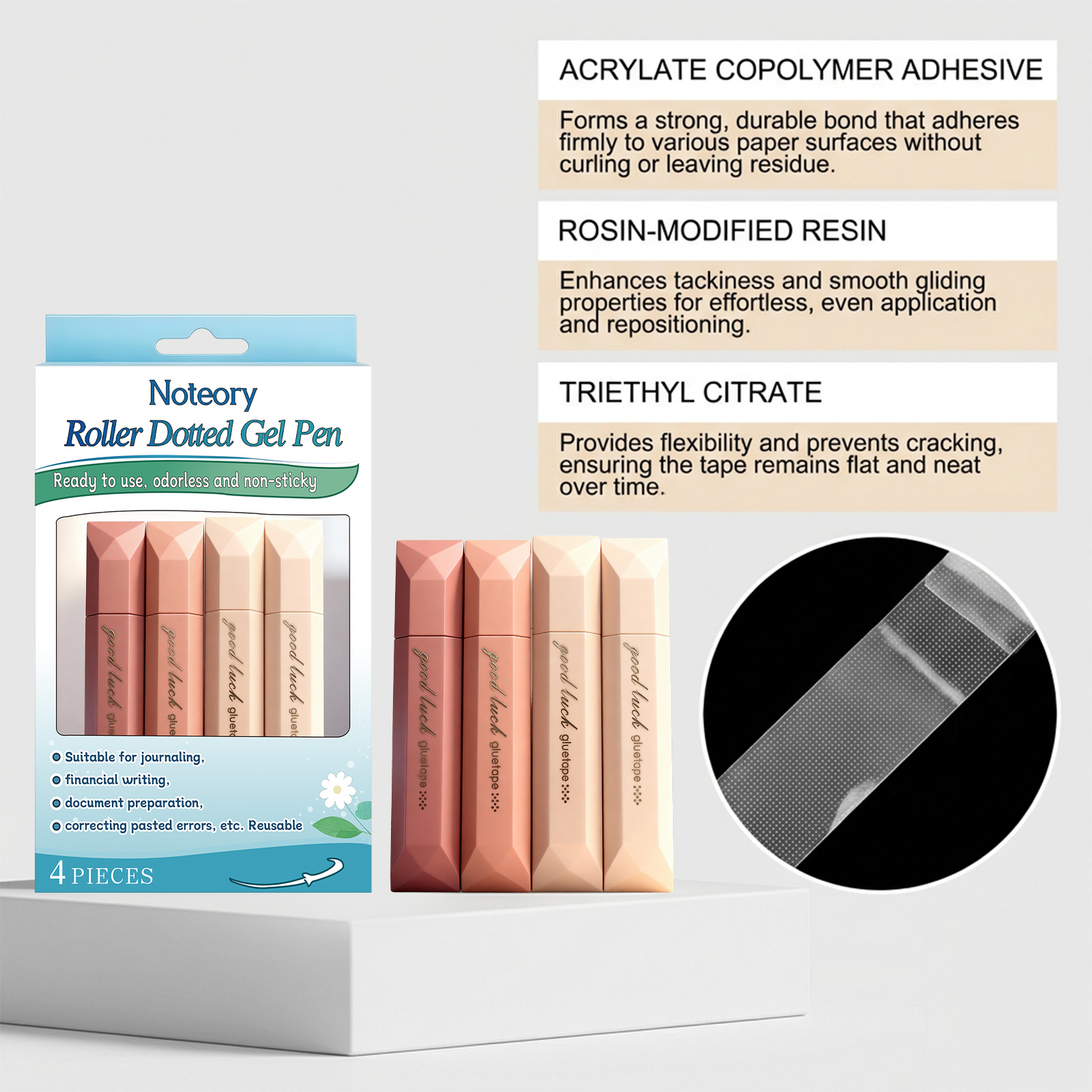 Double Sided Tape Roller Stron - Glue Stick Pack บทวิจารณ์และราคา