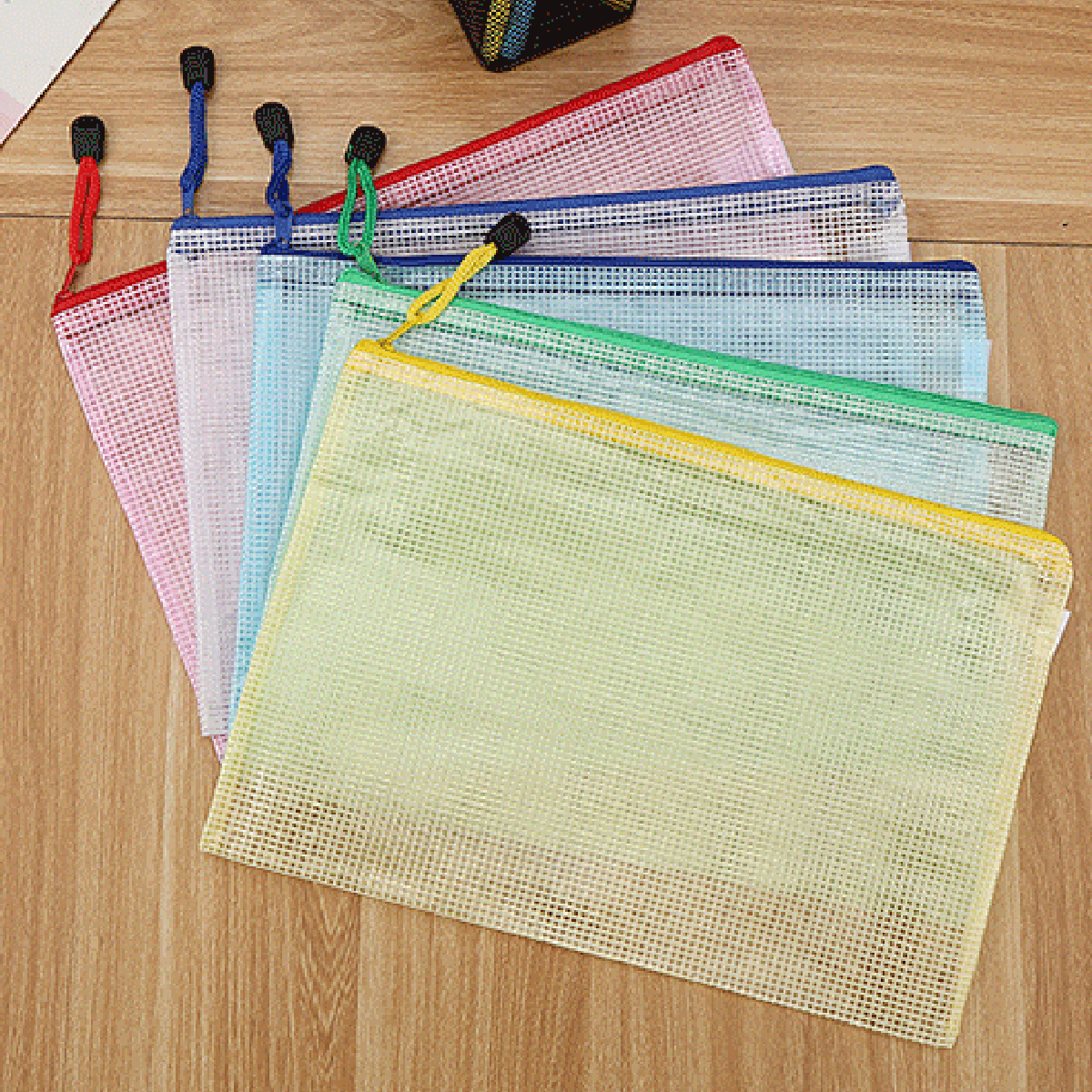 5PCS Stationery Storage Folder - Portfolio Folder Zip บทวิจารณ์และราคา