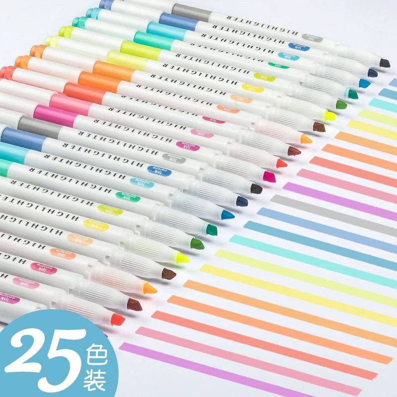 25 Colors ZhiPai Highlighters  - Highlighter Set Pastel บทวิจารณ์และราคา