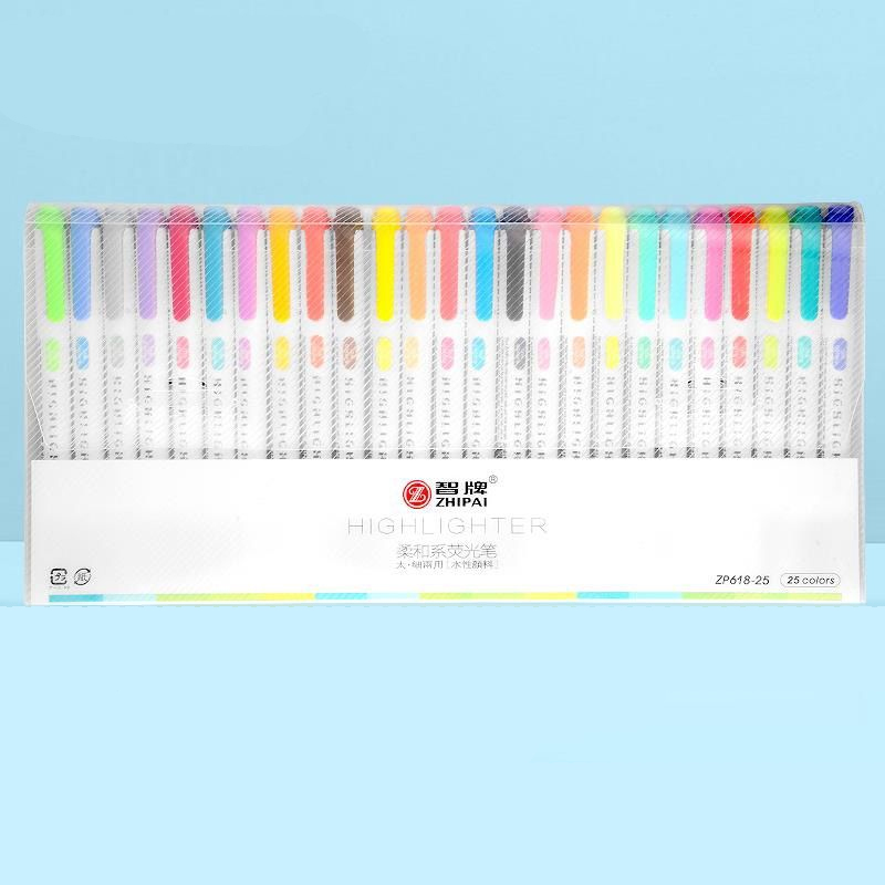 25 Colors ZhiPai Highlighters  - Highlighter Set Pastel บทวิจารณ์และราคา