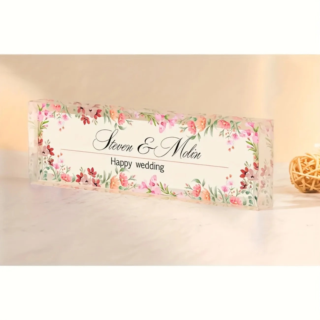 Customizable 2D Acrylic Desk N - Desk Name Plate บทวิจารณ์และราคา