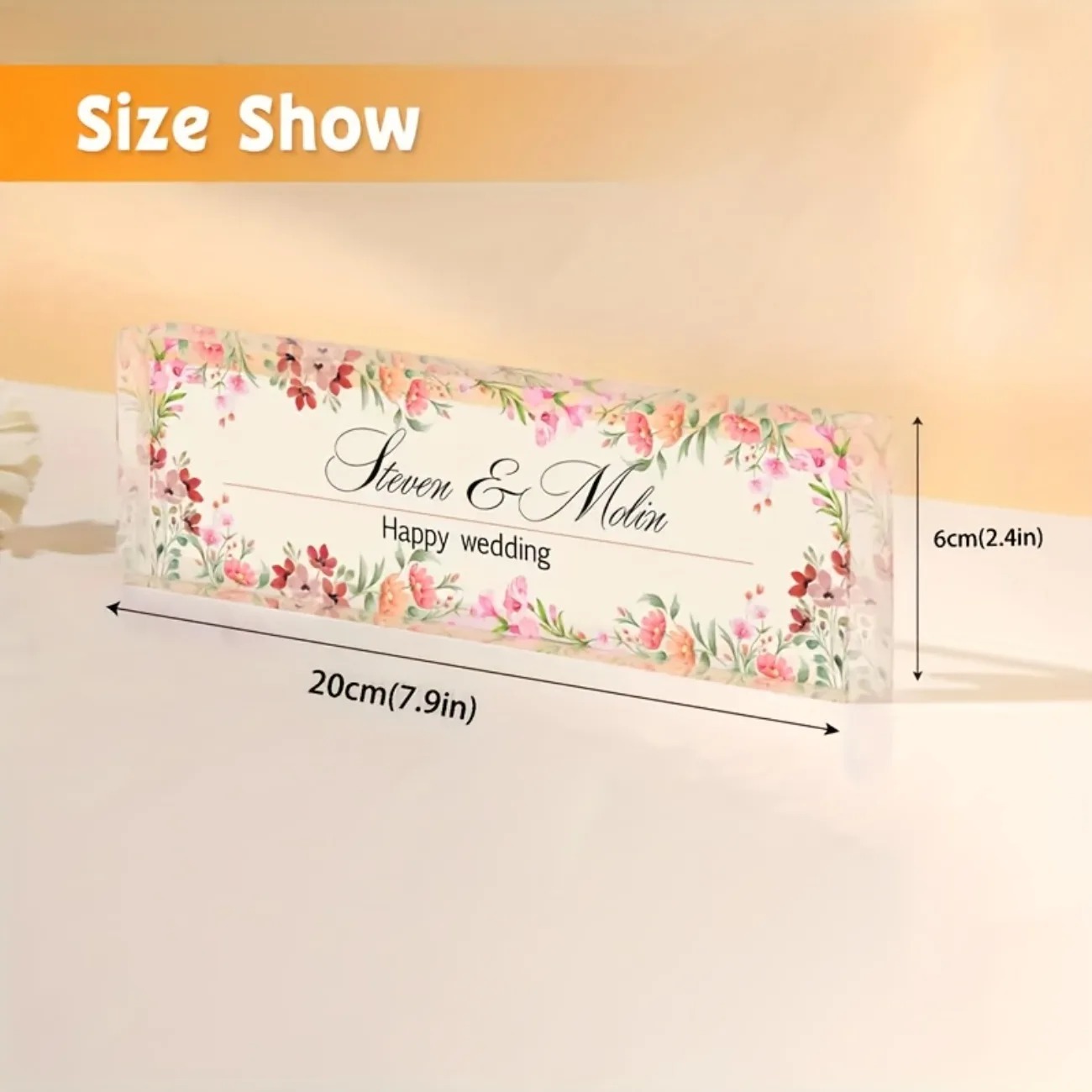 Customizable 2D Acrylic Desk N - Desk Name Plate บทวิจารณ์และราคา