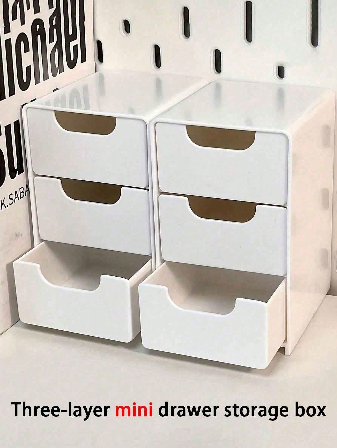 1pc Mini 3-Tier ABS Plastic De - Stationery Office Supply Store บทวิจารณ์และราคา