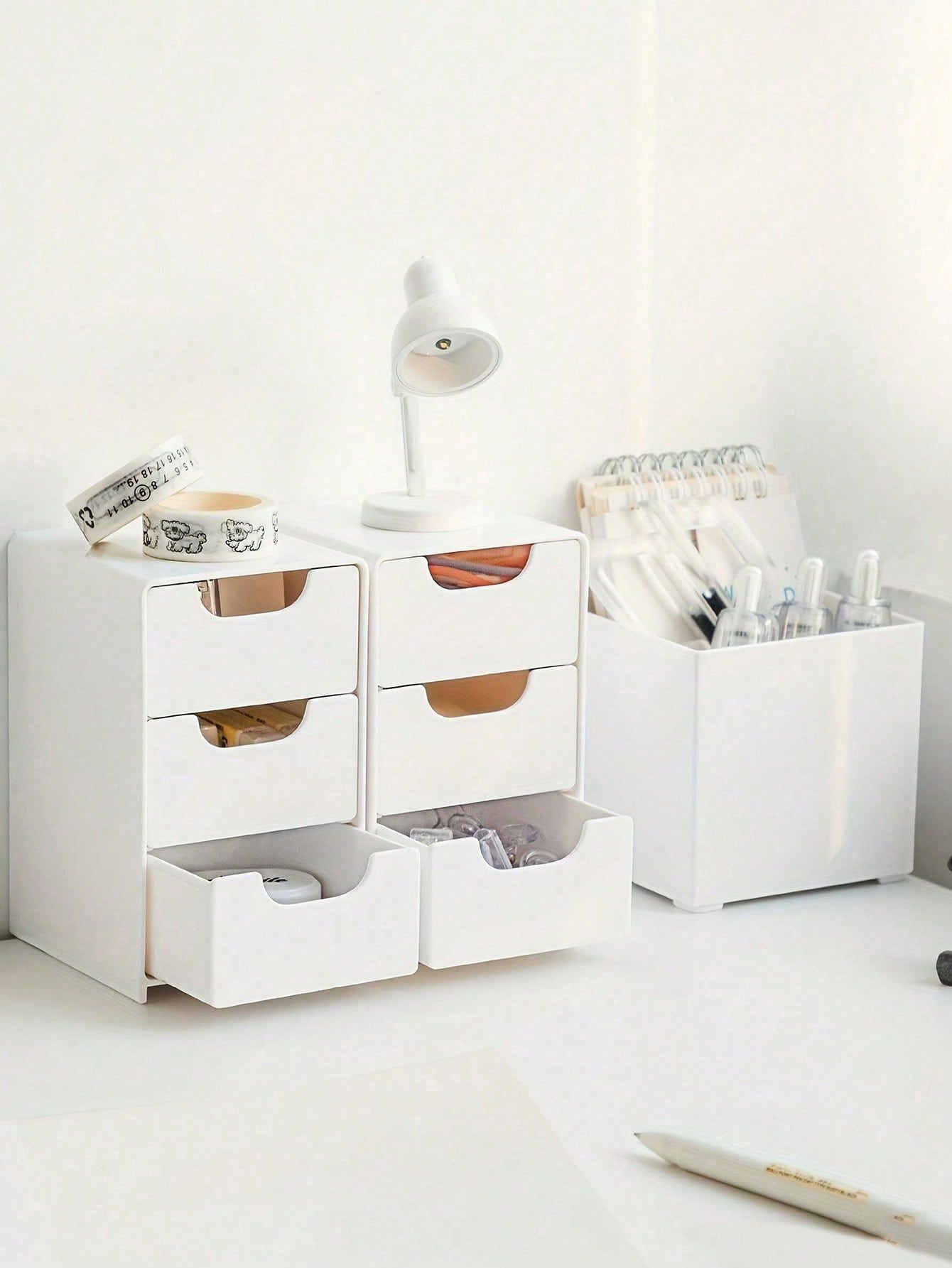 1pc Mini 3-Tier ABS Plastic De - Stationery Office Supply Store บทวิจารณ์และราคา