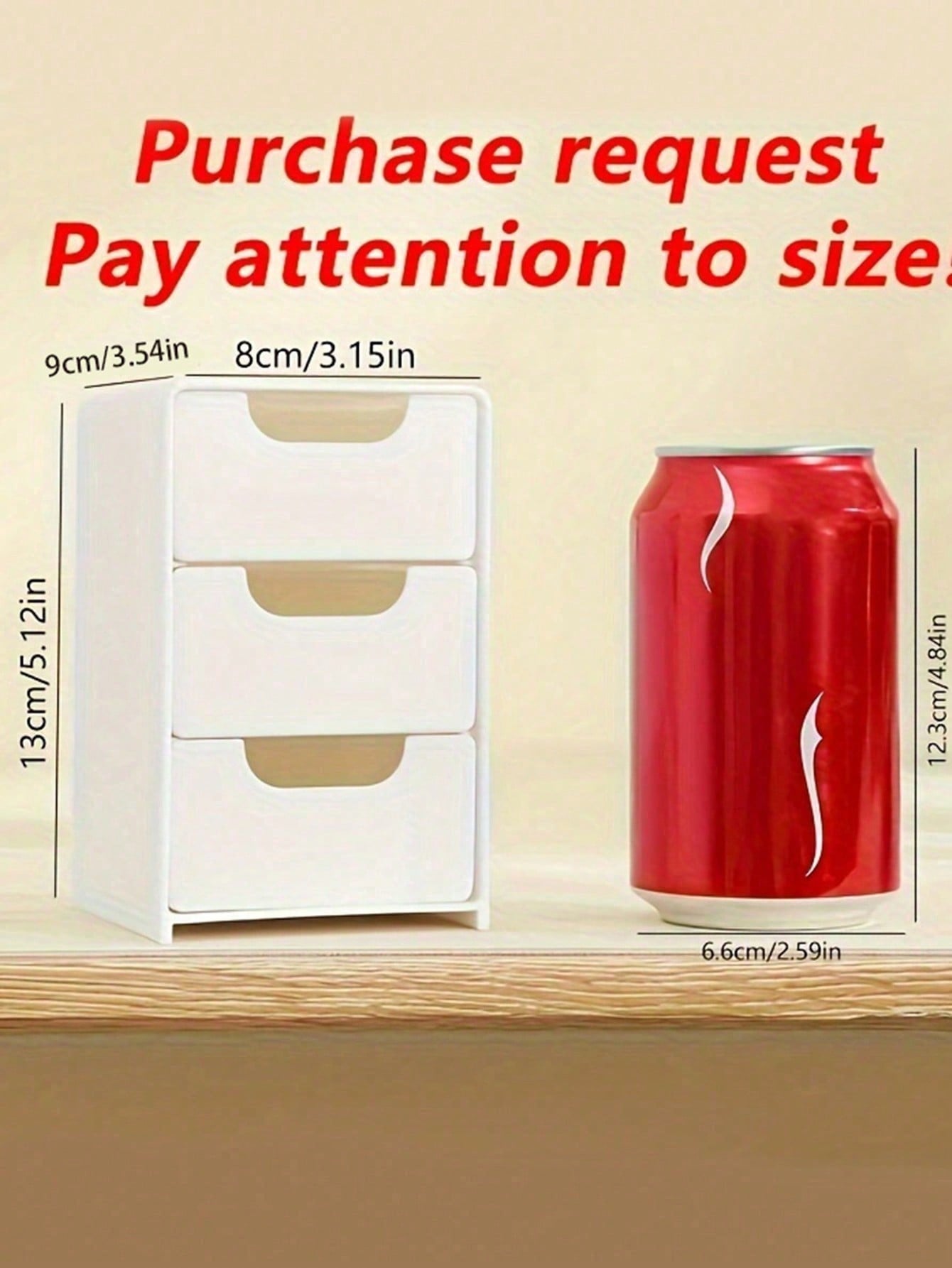 1pc Mini 3-Tier ABS Plastic De - Stationery Office Supply Store บทวิจารณ์และราคา