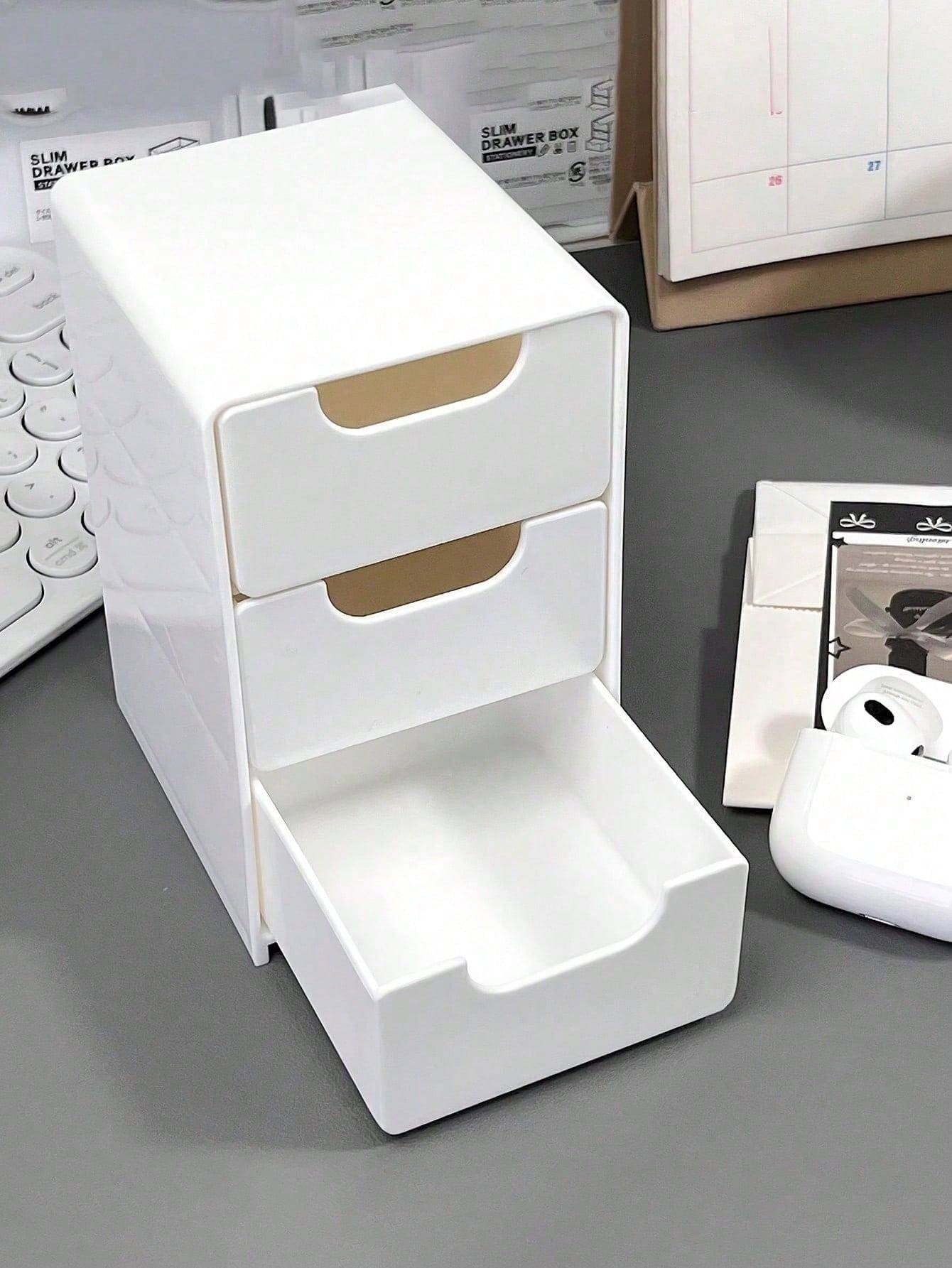 1pc Mini 3-Tier ABS Plastic De - Stationery Office Supply Store บทวิจารณ์และราคา