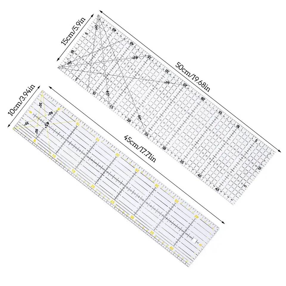 Fenrry Multisize Acrylic Patch - Ruler Set Transparent บทวิจารณ์และราคา